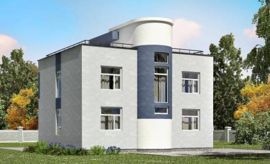 180-005-П Проект двухэтажного дома, классический загородный дом из бризолита | Проекты домов от House Expert