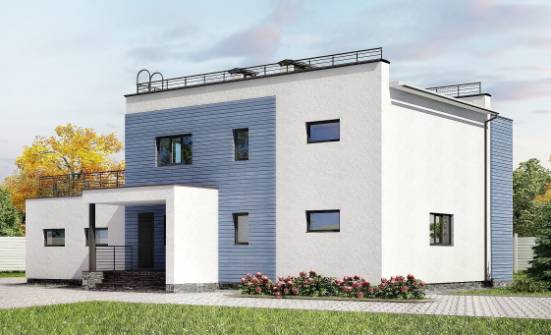 180-012-Л Проект двухэтажного дома, гараж, просторный домик из кирпича | Проекты домов от House Expert