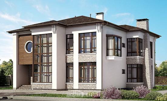 300-005-П Проект двухэтажного дома, классический домик из кирпича | Проекты домов от House Expert