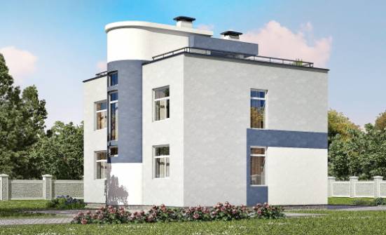 180-005-П Проект двухэтажного дома, классический загородный дом из бризолита | Проекты домов от House Expert