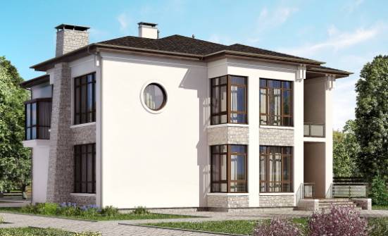 300-005-П Проект двухэтажного дома, классический домик из кирпича | Проекты домов от House Expert