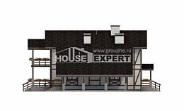 250-002-Л Проект двухэтажного дома с мансардой, гараж, классический дом из кирпича, House Expert