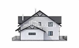 290-003-П Проект двухэтажного дома с мансардой, современный дом из газобетона, House Expert