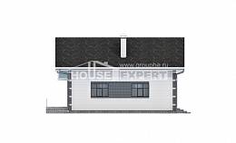 180-001-П Проект двухэтажного дома с мансардой, гараж, доступный домик из газосиликатных блоков, House Expert