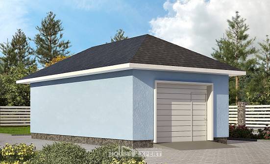 040-001-Л Проект гаража из блока | Проекты домов от House Expert