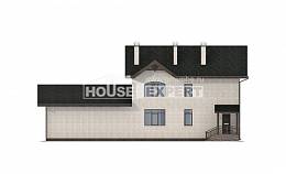 340-004-Л Проект двухэтажного дома, большой дом из теплоблока, House Expert