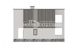 150-017-П Проект двухэтажного дома, недорогой дом из поризованных блоков, House Expert