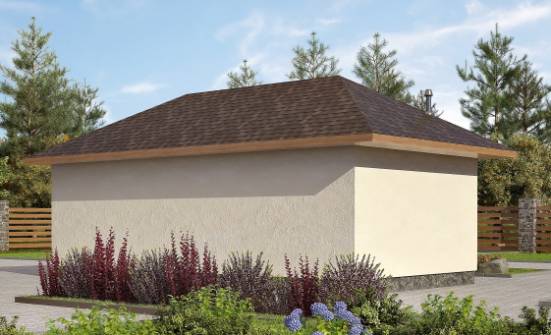 040-001-П Проект гаража из твинблока | Проекты домов от House Expert